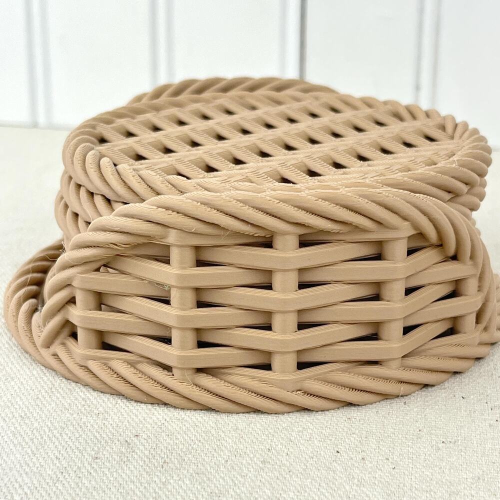 Woven Coaster Set, Modern Coasters with Holder, Drink Coasters, Set of 6 - Picture 8 of 10